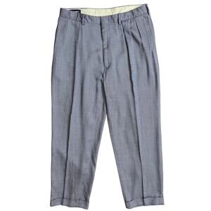 Polo Golf Ralph Lauren Men Vtg 90s Preppy Classic Wool Pleated Dress Pants 36x30